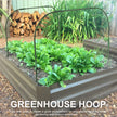 For Plants Row Cover Greenhouse Hoop Garden Hoops 11mm Durable Portable Raised Beds Netting Sturdy Planting Support Frame - South Mountain Nursery