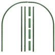 For Plants Row Cover Greenhouse Hoop Garden Hoops 11mm Durable Portable Raised Beds Netting Sturdy Planting Support Frame - South Mountain Nursery