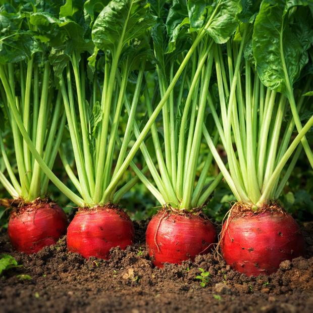Red Mammoth Fodder Beet Seeds – Giant Beets for Livestock Feed & Edible Greens